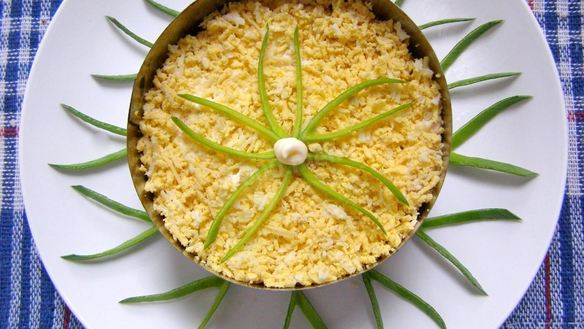 ШАГ 14. салат грибы под шубой