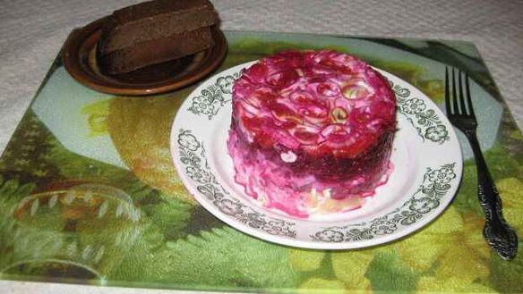 ШАГ 24. салат сельдь под шубой