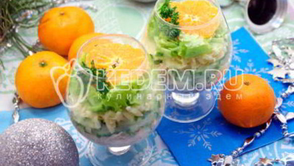 ШАГ 8. салат романтичный