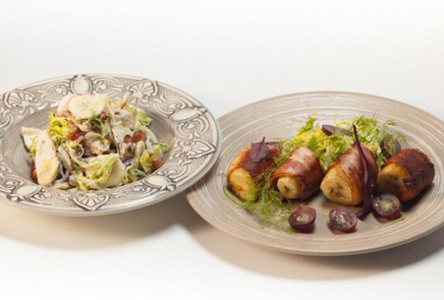 Салат с бананом