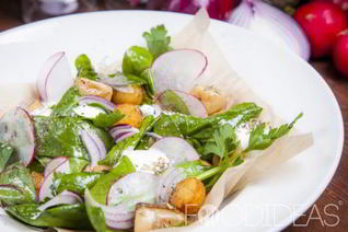 Салат с белыми грибами