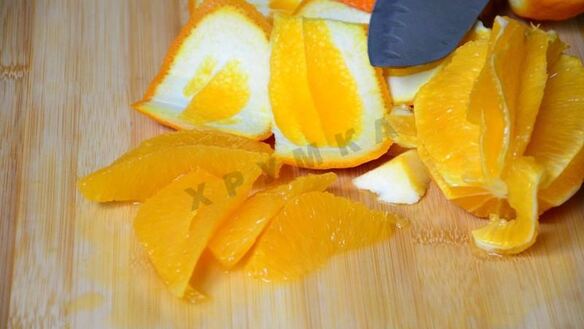 ШАГ 5. салат с курицей и апельсинами