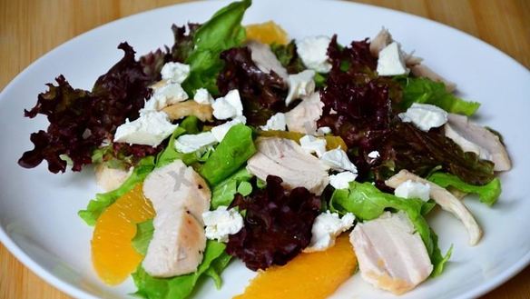 ШАГ 7. салат с курицей и апельсинами
