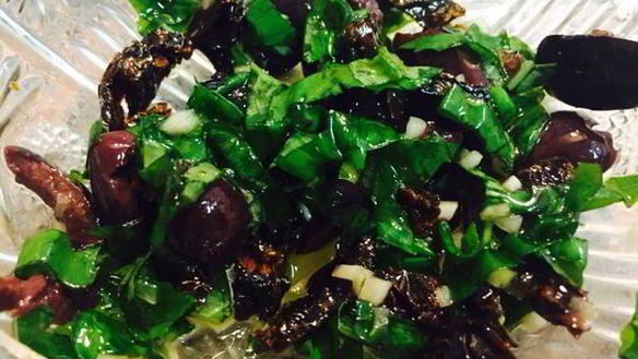 ШАГ 7. салат с овощами-гриль, киноа и козьего сыра