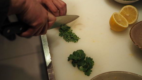 ШАГ 5. салат с печеной тыквой и булгуром