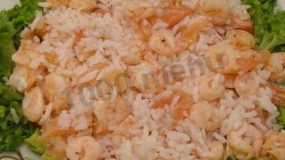 ШАГ 7. салат с семгой и креветками