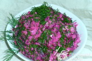 Салат селедка со свеклой