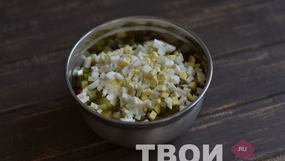 ШАГ 4. салат столичный