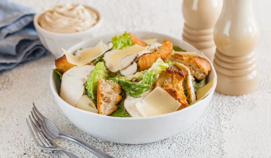Рецепт салат цезарь с курицей