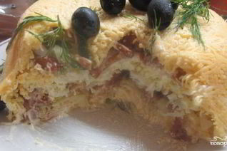 Салат Желудь