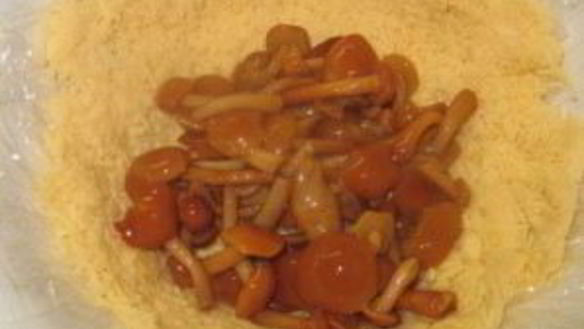 ШАГ 4. салат желудь