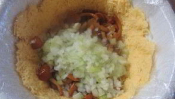 ШАГ 5. салат желудь