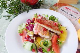 Салатный микс с барабулькой