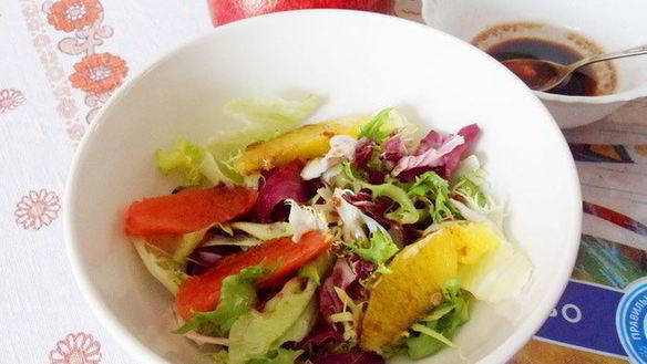 ШАГ 9. салатный микс с барабулькой