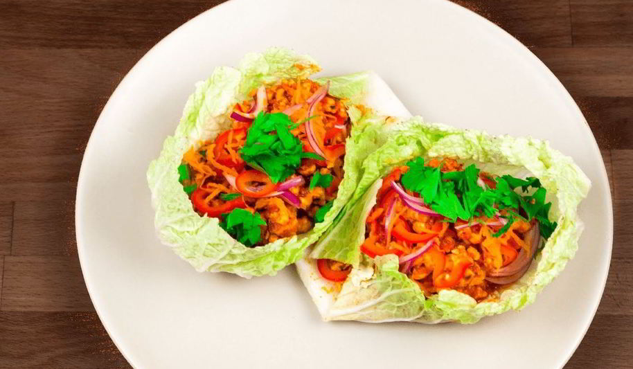 Рецепт салатные лодочки с курицей