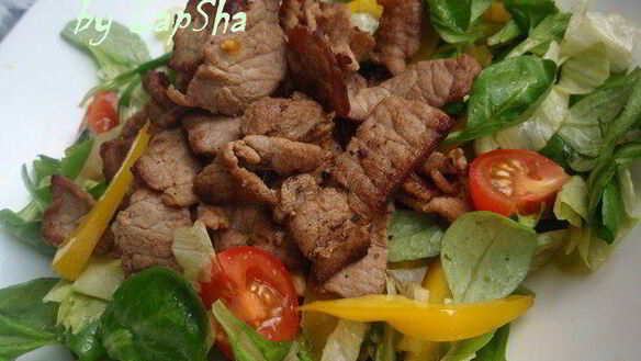 ШАГ 12. теплый салат с говядиной в китайском стиле