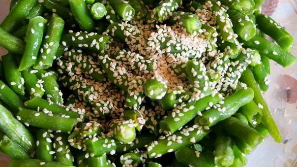 ШАГ 3. теплый салат со стручковой фасолью