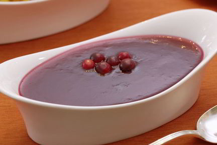 Брусничный соус к мясу