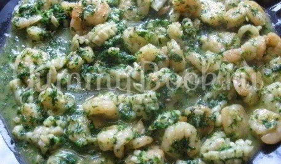 Рецепт чесночный соус к морепродуктам