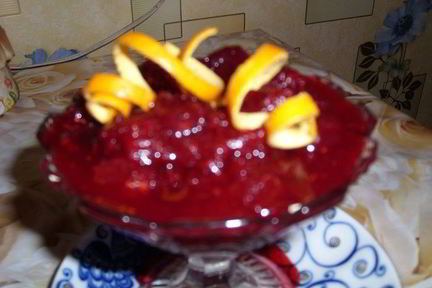 Клюквенный соус с имбирем