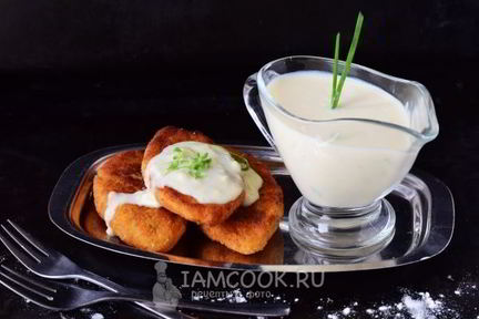 Молочный соус для котлет