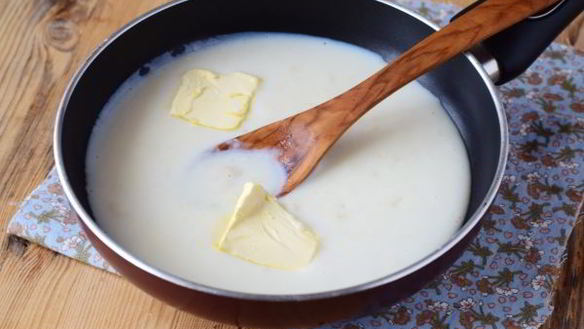 ШАГ 11. молочный соус для котлет