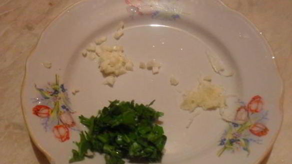 ШАГ 5. ореховый соус для овощного салата