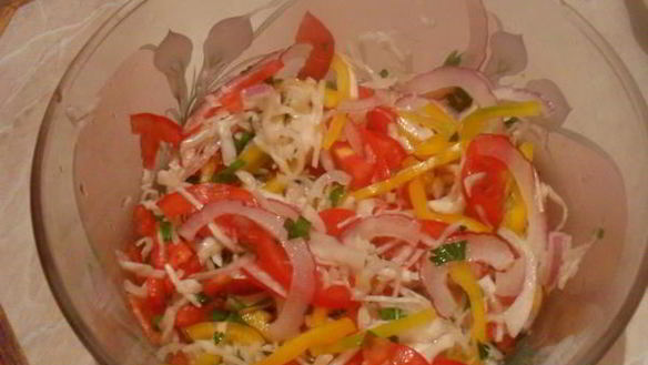 ШАГ 9. ореховый соус для овощного салата