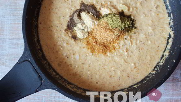 ШАГ 6. ореховый соус