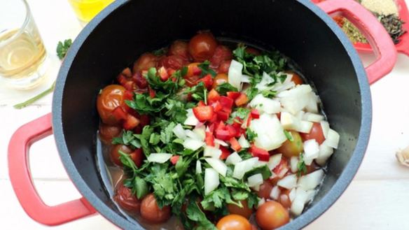 ШАГ 3. остро-сладкий томатный соус