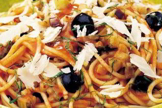 Острый баклажановый соус для пасты