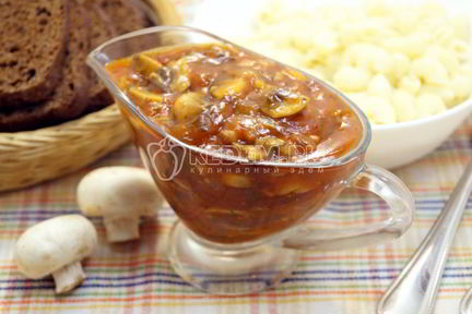 Постный грибной соус