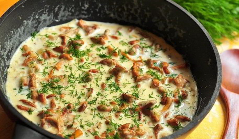 Рецепт сливочно-чесночный соус с грибами