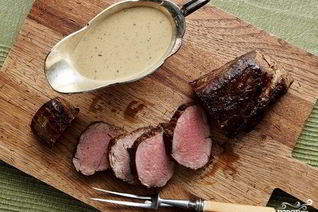 Сливочно-грибной соус для мяса