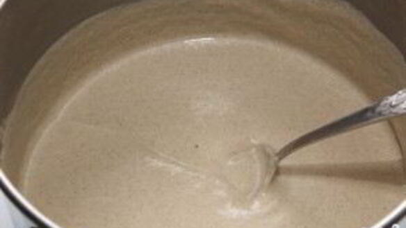 ШАГ 10. сливочно-грибной соус для мяса