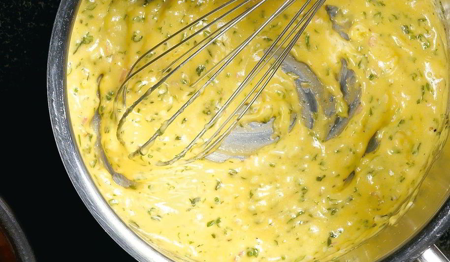 Рецепт сливочный соус беарнез с кинзой