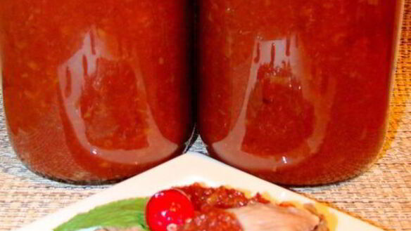 ШАГ 7. сливово-яблочный острый соус к мясу