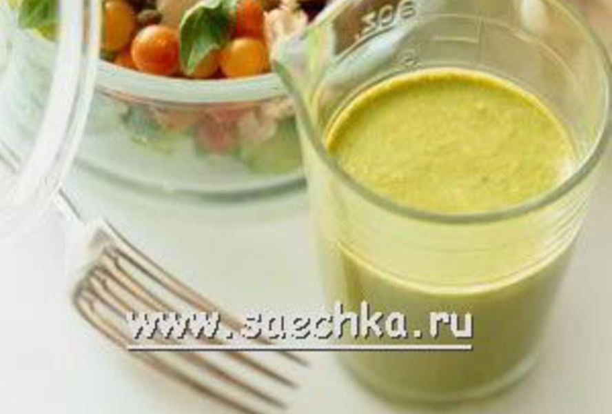 Соус для салата из вареных овощей