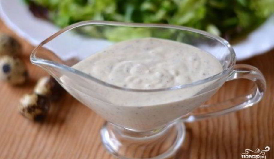 Рецепт соус из йогурта для салата
