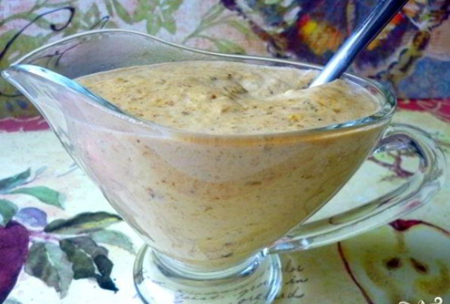 Соус из сморчков