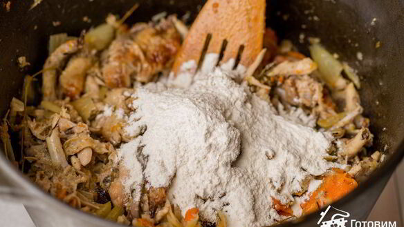 ШАГ 9. соус-подлива к индейке