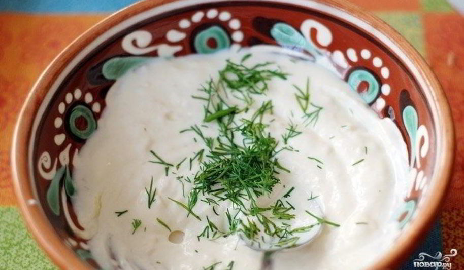 Рецепт соус с чесноком