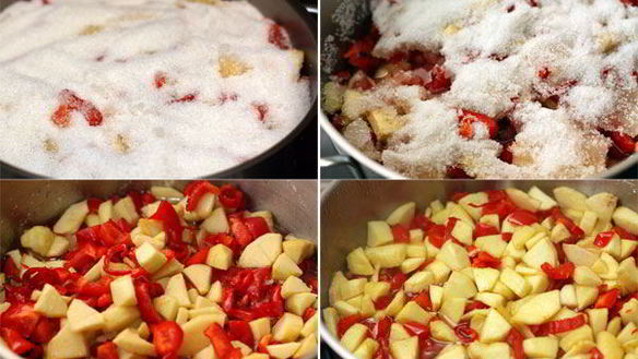 ШАГ 3. соус-варенье из острого перца к мясу