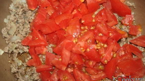 ШАГ 4. томатно-мясной соус к пасте, рису и картофельному пюре