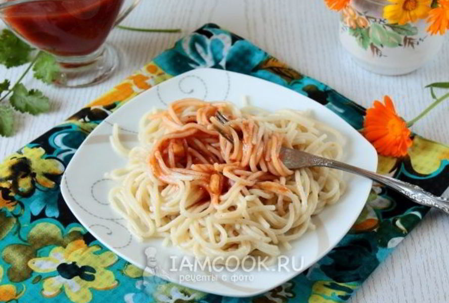 Томатный соус для спагетти