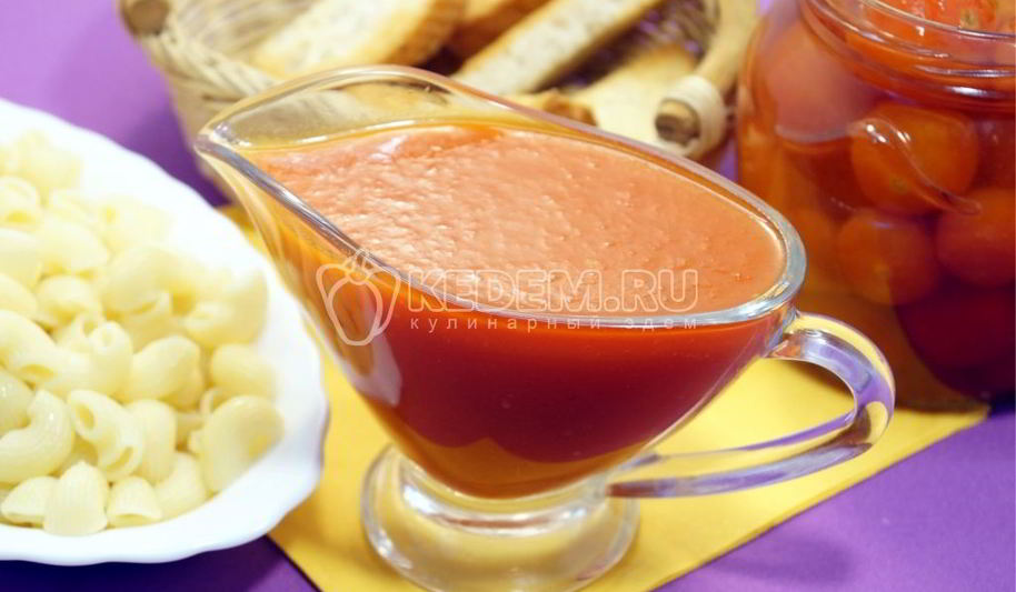 Рецепт томатный соус из маринованных помидоров