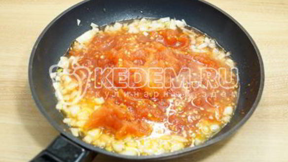 ШАГ 4. томатный соус из маринованных помидоров