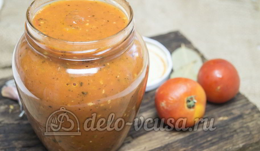 Рецепт томатный соус с чесноком