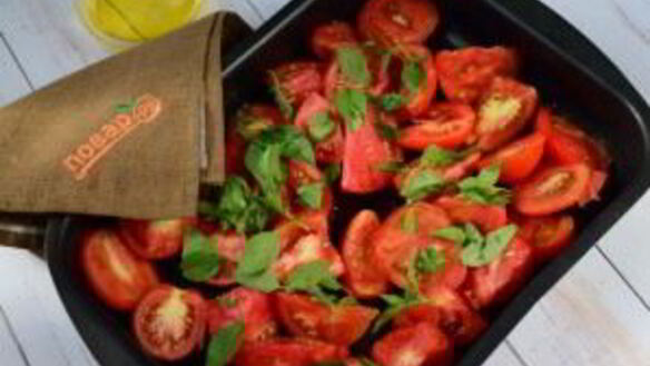 ШАГ 2. зимний соус из запеченных помидоров