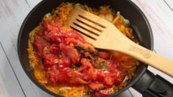 ШАГ 4. зимний соус из запеченных помидоров